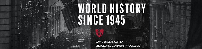 World history since 1945 banner image
